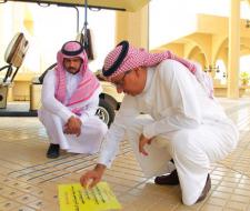 معالى مدير الجامعة يتابع...