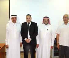 مناقشة رسالة ماجستير لباحث...