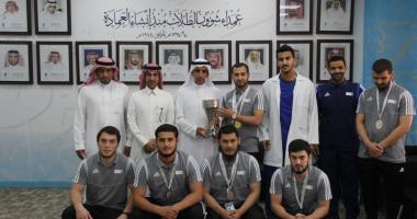 ابطال الجامعة للجودو في المركز الثاني