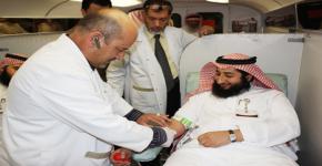 مركز التوجيه والإرشاد بعمادة شؤون الطلاب يواصل حملة التبرع بالدم بكلية المعلمين بالرياض