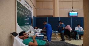 النادي الثقافي الاجتماعي بكلية العلوم يطلق حملة التبرع بالدم