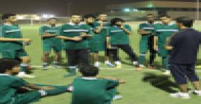 استعدادات منتخب جامعة الملك سعود لكرة القدم