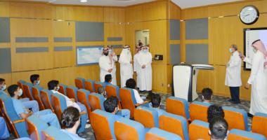 زيارة وكيل الجامعة للدراسات العليا والبحث العلمي للكليات لمتابعة جاهزيتها