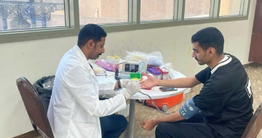 بالتعاون مع مستشفى الإمام عبدالرحمن الفيصل إسكان الطلاب يقيم حملة للتبرع بالدم