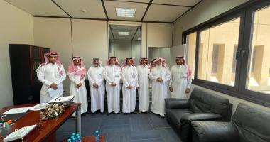 زيارة سعادة وكيل الجامعة لعمادة الدراسات العليا