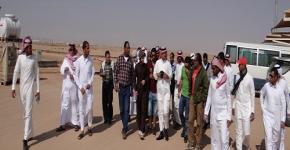 Two KSU student groups visit ARTAR greenhouse project in Riyadh