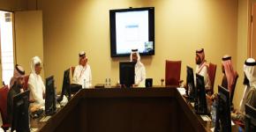 مجلس علوم الرياضة يستقبل وفد عمادة القبول والتسجيل بجامعة الملك سعود 