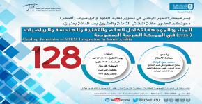 حلقة نقاش بعنوان: المبادئ الموجهة لتكامل العلم والتقنية والهندسة والرياضيات (STEM) في المملكة العربية السعودية Guiding Principles of STEM Integration in Saudi Arabia