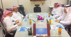 بحث سبل التعاون بين بنك الرياض و برنامج الوصول الشامل بجامعة الملك سعود  