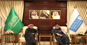 نائب رئيس الجامعة للتخطيط والتطوير يستقبل معالي رئيس مكتب إدارة البيانات الوطنية