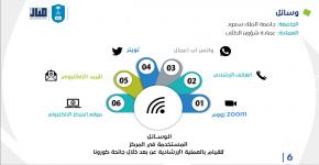 مركز التوجية والارشاد بجامعة الملك سعود يحقق نجاحات في استخدام التقنية
