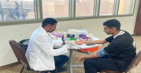 بالتعاون مع مستشفى الإمام عبدالرحمن الفيصل إسكان الطلاب يقيم حملة للتبرع بالدم