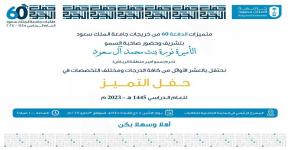 حرم سمو أمير منطقة الرياض ترعى حفل التميز لتخريج الدفعة 60 من طالبات جامعة الملك سعود 