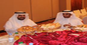 حفل معايدة في عمادة شؤون الطلاب بجامعة الملك سعود