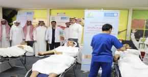كلية المجتمع بجامعة الملك سعود تنظم حملة للتبرع بالدم