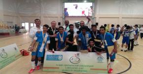 فريق التحضيرية يفوز بكاس بطولة الاتحاد الرياضي للجامعات السعودية لكرة القدم