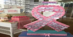 مشاركة وكالة عمادة شؤون الطلاب لشؤون الطالبات في فعالية التوعية بسرطان الثدي