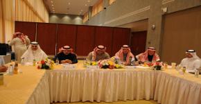 برعاية معالي مدير الجامعة أجتماع رؤساء مجالس إدارة الجمعيات العلمية,