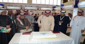 معالي مدير الجامعة يفتتح فعاليات أسبوع المكتبة والجامعة