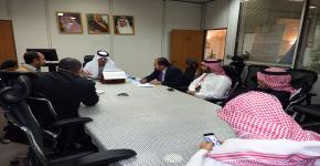 THE PROGRAM RECEIVES IMAM ABDULRAHMAN BIN FAISAL UNIVERSITY IAU DELEGATION TO DISCUSS KNOWLEDGE TRANSFERRING.  