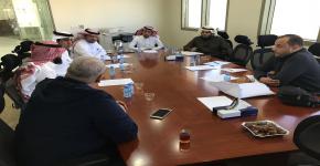 اجتماع تنسيقي بين إدارة إسكان الطلاب وإدارة صندوق الطلاب  والإدارة الفنية بجامعة الملك سعود