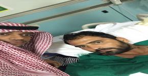 طلاب نادي ذوي الإعاقة بجامعة الملك سعود يزورون المصابين في الحد الجنوبي بعسكري الرياض