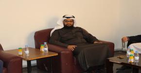 زيارة سعادة عميد كلية الأمير سلطان بن عبدالعزيز للخدمات الطبية الطارئة لموقع الكلية المؤقت 
