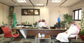 وفد معهد ريادة الأعمال بجامعة الملك سعود يزور كلية علوم الرياضة والنشاط البدني