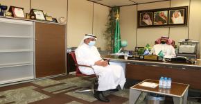 رئيس الاتحاد السعودي للتنس في ضيافة عميد كلية علوم الرياضة والنشاط البدني
