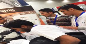 طلاب نادي علوم الرياضة يزورون المعرض السعودي الدولي الأول للمختبرات