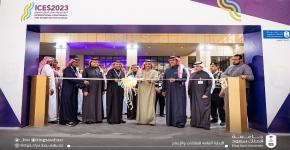 أ.د. النمي يرافق معالي رئيس الجامعة في افتتاح المؤتمر والمعرض الدولي للعلوم ICES2023
