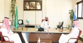 عميد كلية علوم الرياضة يستقبل وفد الاتحاد السعودي للأولمبياد الخاص
