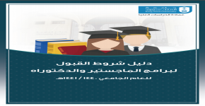 دليل شروط القبول لبرامج الدراسات العليا بجامعة الملك سعود