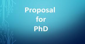 Preparing a Proposal for PhD Program Application