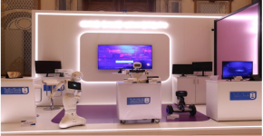 The college's participation in the King Saud University pavilion at the Artificial Intelligence Summit