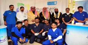 نادي التمريض يمثل جامعة الملك سعود في الاسبوع التوعوي لمعرض آمن٢