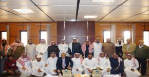 عمادة الدراسات العليا تنظم حفل تكريم لعميد الدراسات العليا السابق ووكيل العمادة واللقاء المفتوح مع منسوبي العمادة