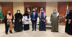 جامعة الملك سعود تستقبل وفداً من جامعة الملك عبدالله للعلوم والتقنية