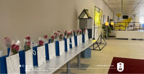 استضافة وفد طالبات جامعة الأمير سطام بن عبدالعزيز في عمادة شؤون الطلاب