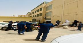 تدريبات محاكاة حوادث السيارات لطلاب كلية الأمير سلطان بن عبدالعزيز للخدمات الطبية الطارئة