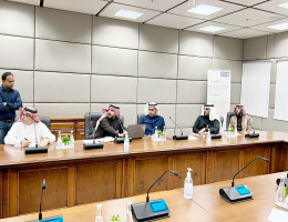 عميد كلية التمريض يستقبل المدير التنفيذي لبرنامج المدن الطبية