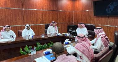 وكالة الجامعة للمشاريع تستقبل فريق التدقيق الداخلي بعمادة التطوير والجودة لتعزيز جودة الخدمات