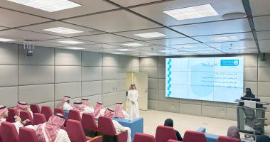 كلية التمريض بجامعة الملك سعود تنظّم محاضرة حول نظام الترقيات المحدّث لأعضاء هيئة التدريس