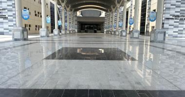 إدارة صيانة المدينة الجامعية للطالبات تُنهي أعمال تأهيل بهو الجامعة الخارجي 