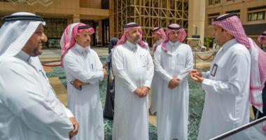 وفد كلية العلوم يزور المعرض التعريفي ببرامج التدريب والتوظيف في منظومة الصناعة والثروة المعدنية