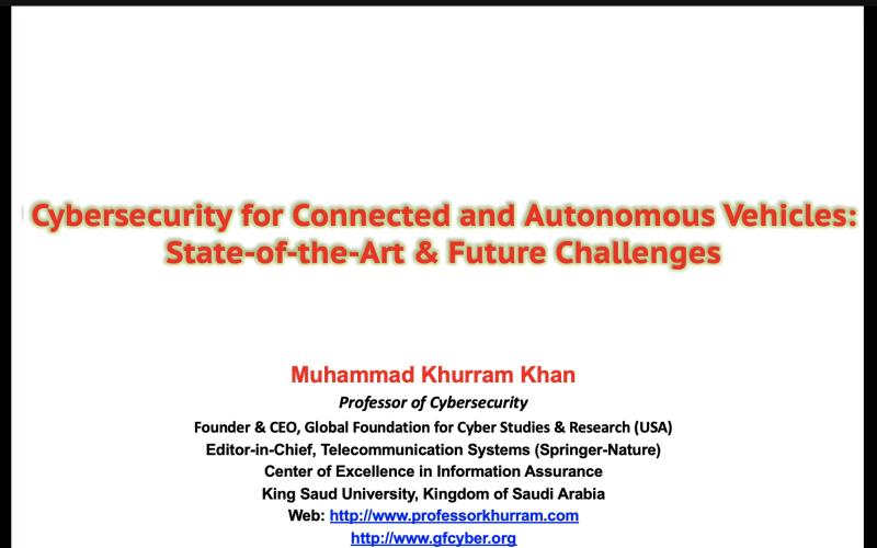 KSU Professor Delivers Keynote Speech at an International Conference