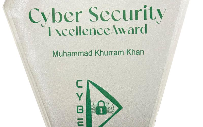 KSU Professor Receives the Prestigious “Cybersecurity Excellence Award” 