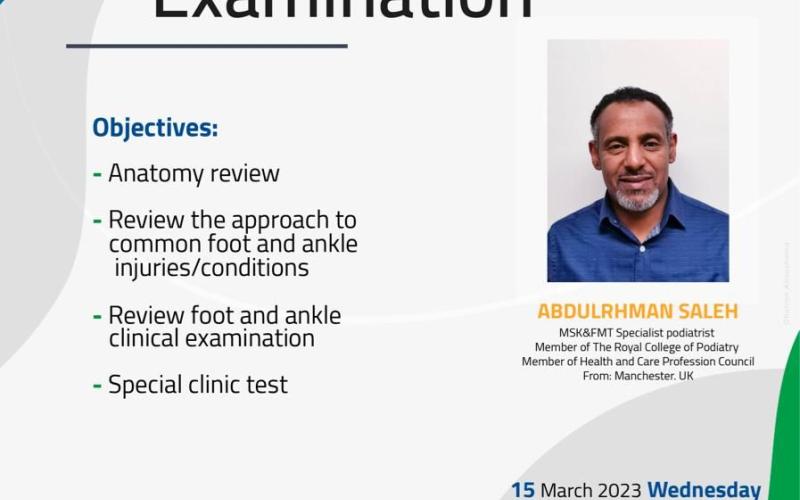Foot & Ankle Examination